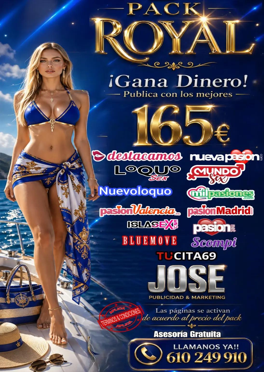 Deseo el Pack <br><span style="color:#EECA6B; ">ROYAL</span>